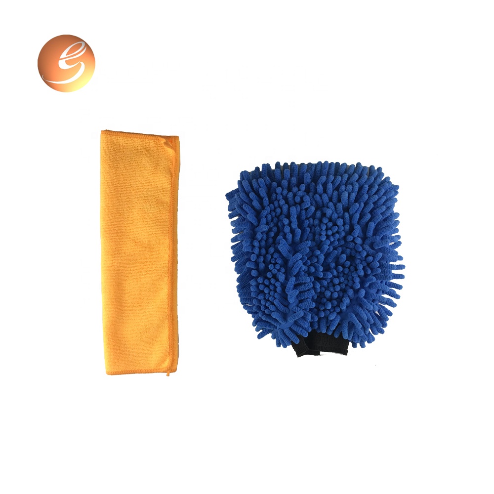 Top quality factory direct supply wash mitt car cleaning pvc set