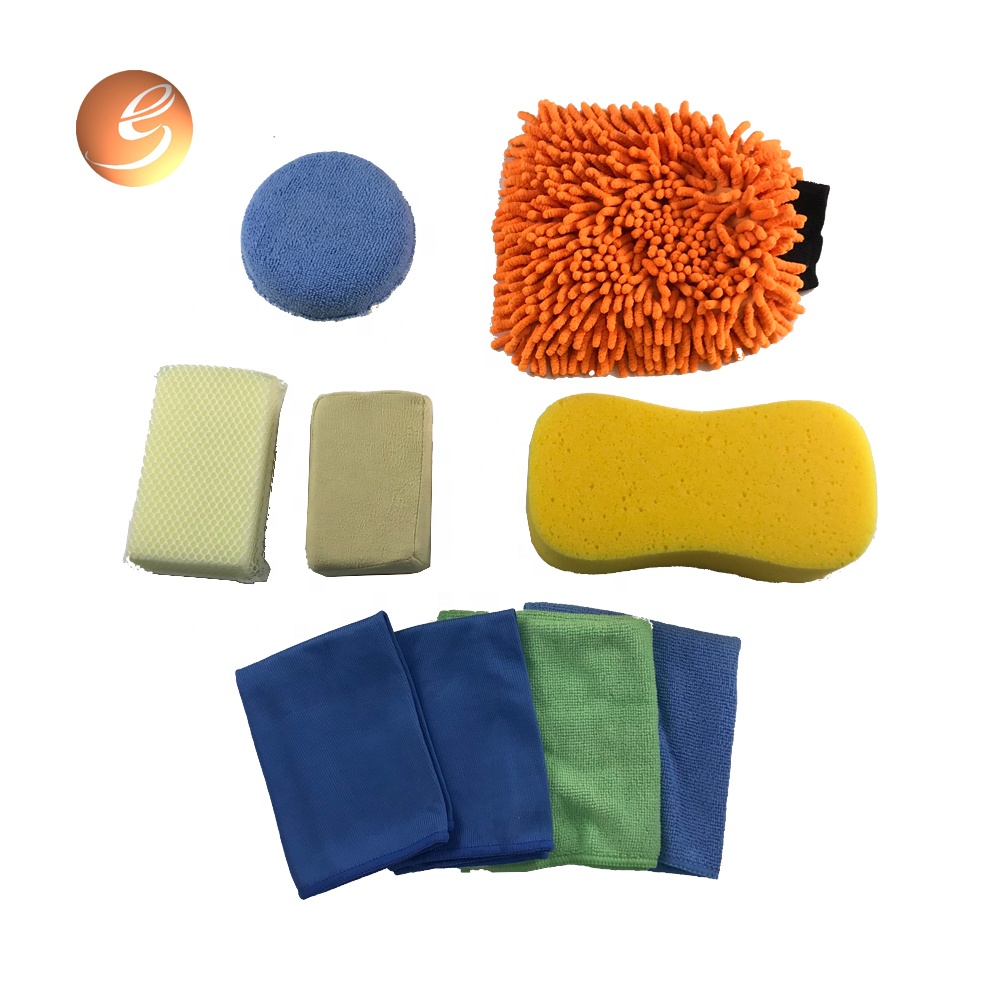 Manufacturer for Car Clean Brush Set - New design car care wash tools 9pcs different color cleaning kit – Eastsun