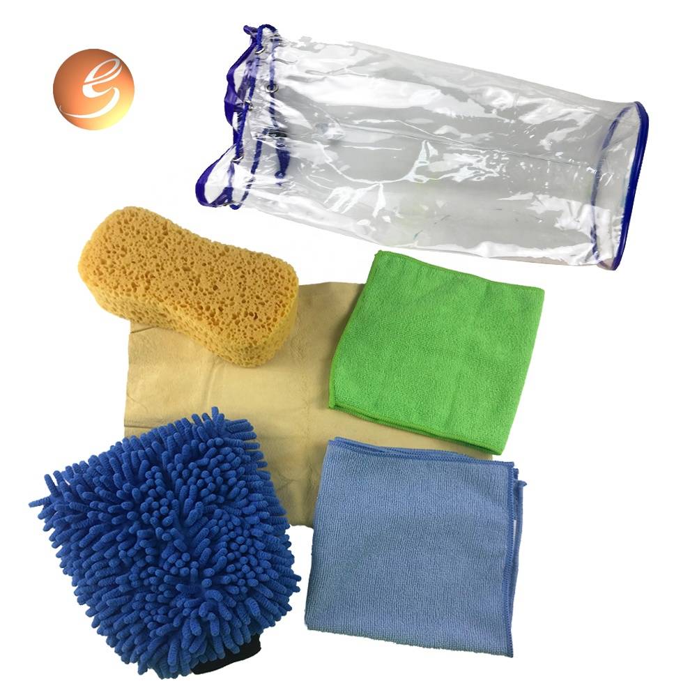 New products customized color microfiber rug car wash cleaning kit