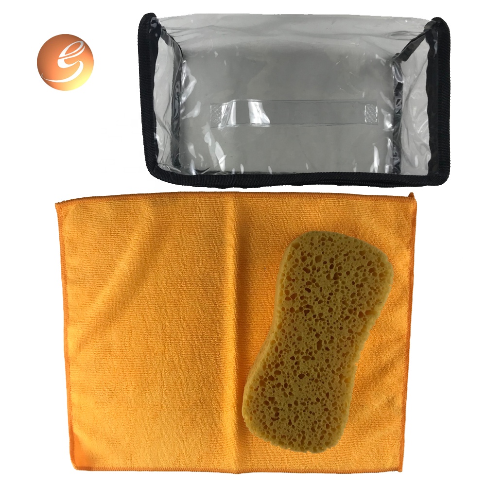 2019 hot sale absorben sponge car care cleaning 5 in 1 kits