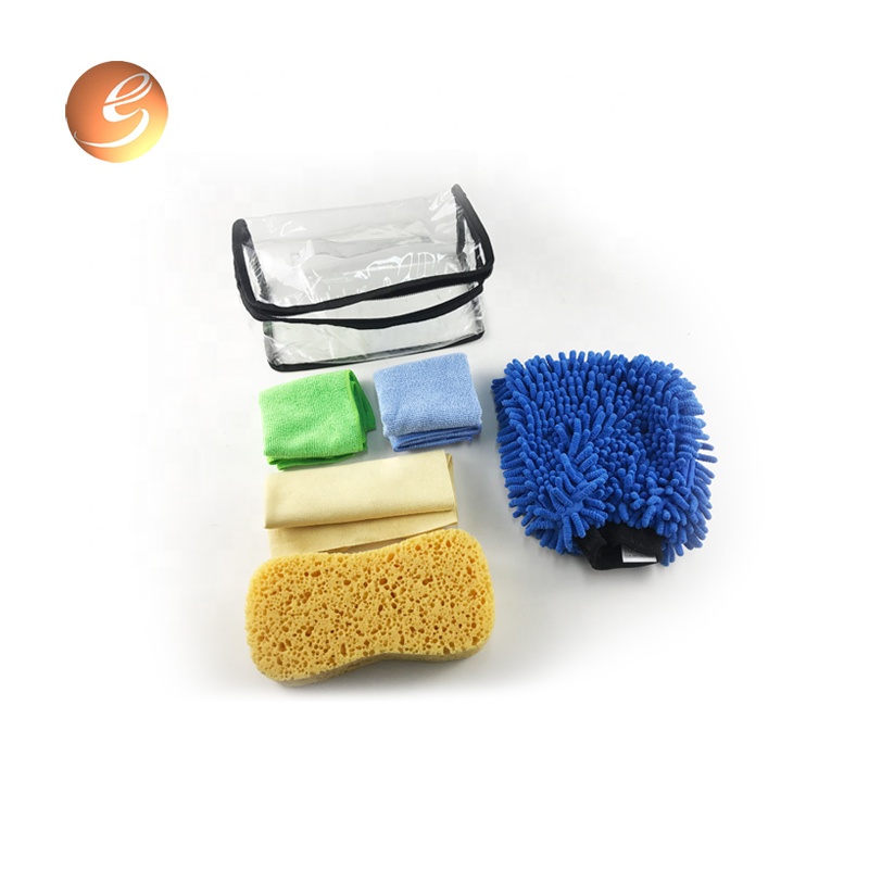 Multi-functional microfiber car wash tool kit cleaning sets