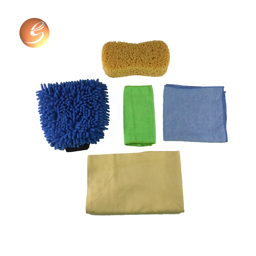 Factory direct sell soft absorbent microfiber car cleaning chamois kit