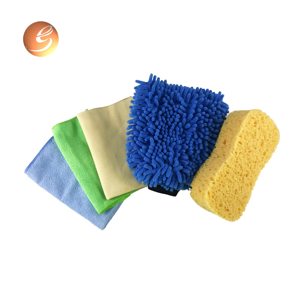 Wholesale Customized Wash Sponge Towels Chamois Set