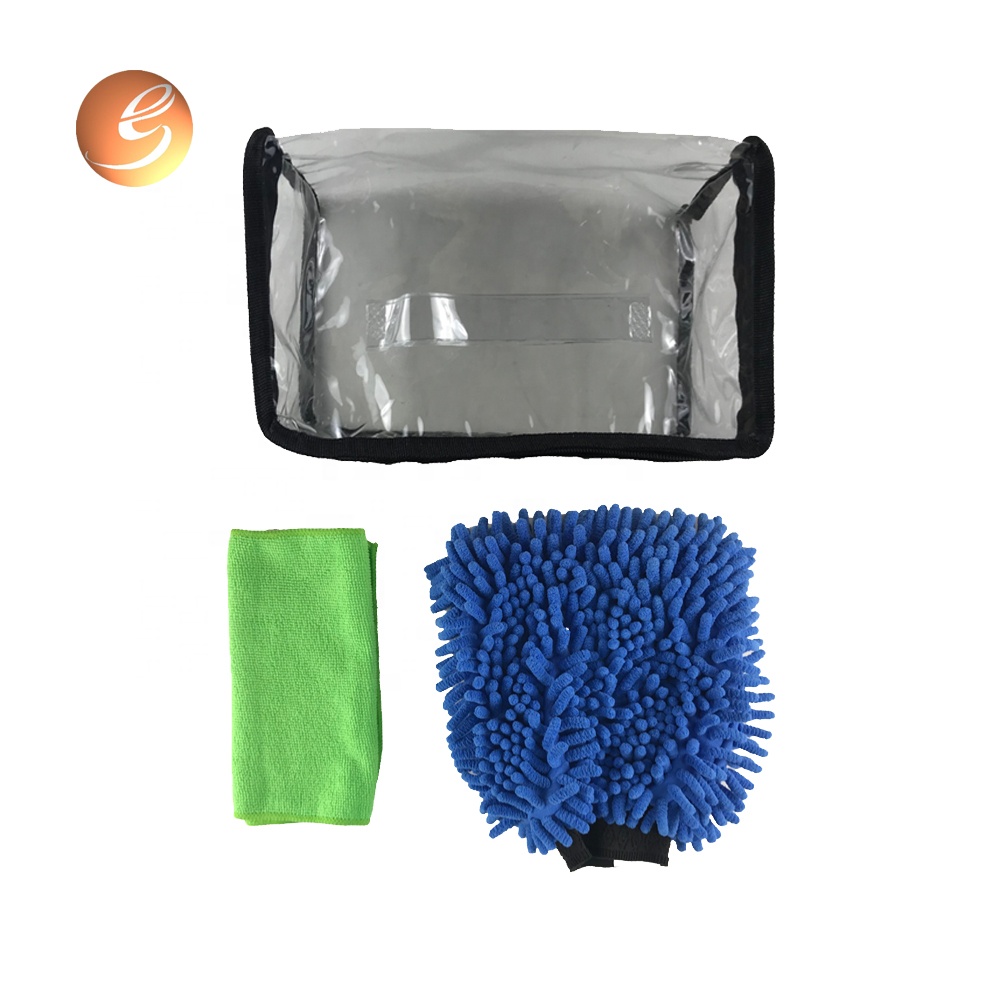 2019 car care cheap car cleaning 5pcs set with pvc bag packing