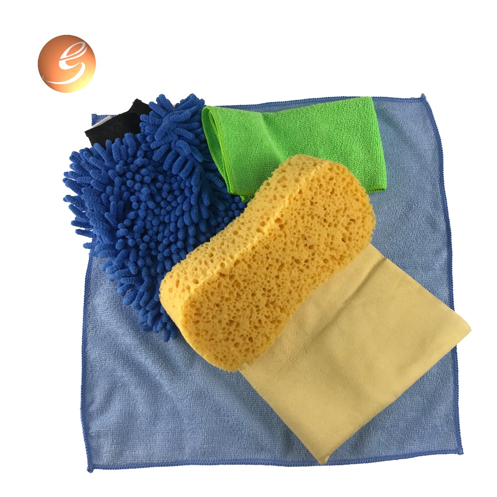 Good quality car Cleaning Product - Car wash pad glove mitt microfiber cloth car wash kit – Eastsun