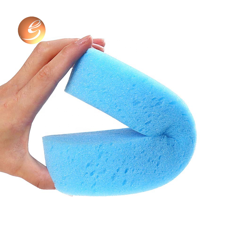 Blue bone shaped household cleaning sponge pad