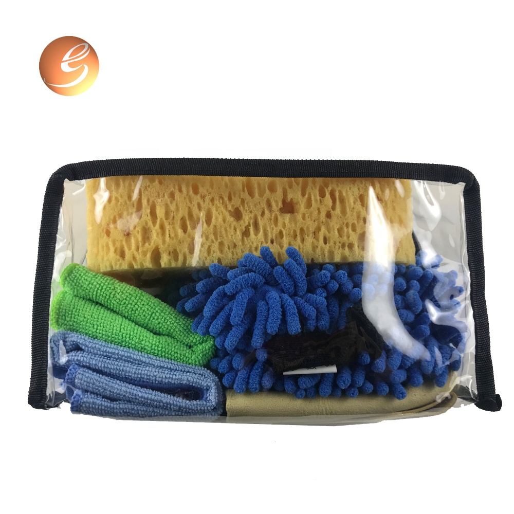 High quality 5 Pieces Car cleaning Kit With 2 Microfiber Towels