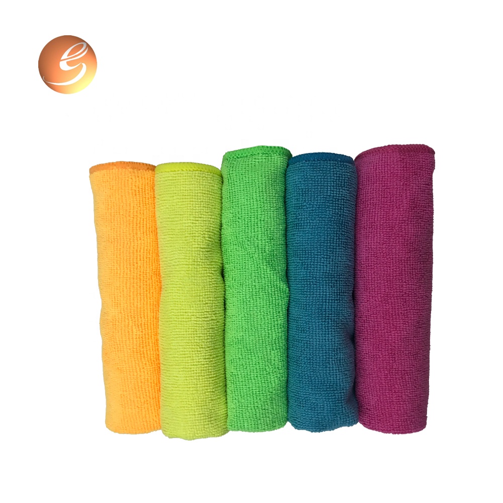High Quality Pure Color Fast Dry Car Cleaning Cloth