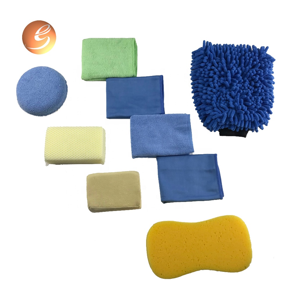 Wholesale  portable two side sponge car care cleaning kit
