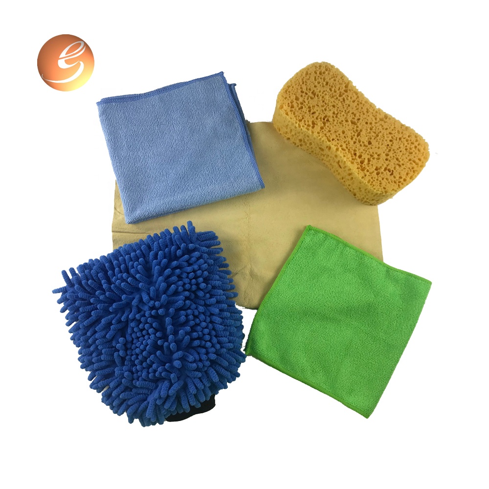 Window and car cleaning cloth towel microfiber travel set
