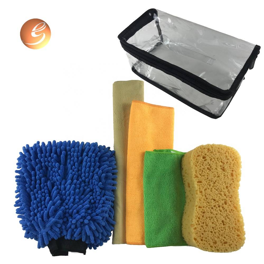 Cheap price Bucket Car Cleaning Kit - Good sale microfiber cloths lint free windows cleaning car kit – Eastsun