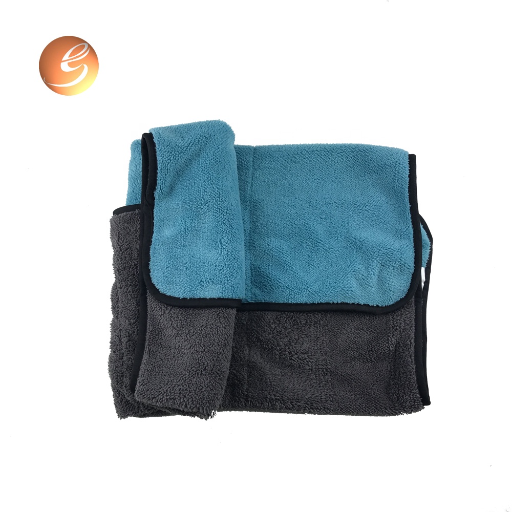 2019 High quality Microfiber Cloth Uses - Soft dust removal durable micorfibre car cleaning 2 sided microfiber car wash towel – Eastsun