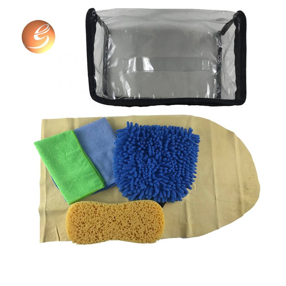 Wholesale car microfiber cleaning tools washer cloths car care cleaner set