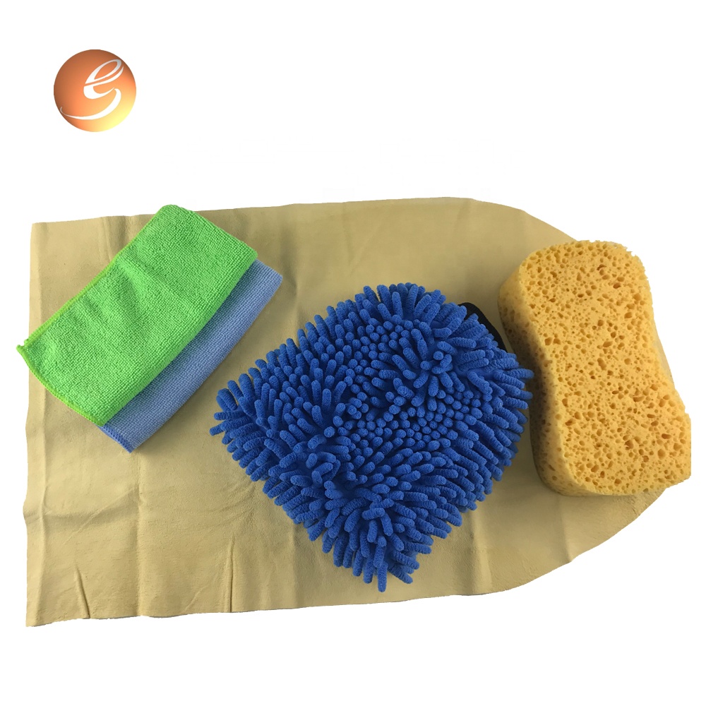 Complete Car Cleaning Kit 5 Pcs Tools to Wash Clean Interior Exterior