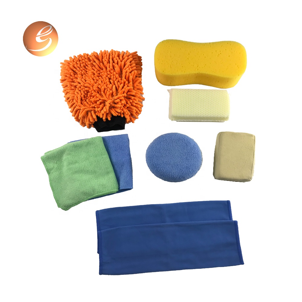 Manufacturer for Car Clean Brush Set - Popular 9 in 1 bag car cleaning wash set – Eastsun