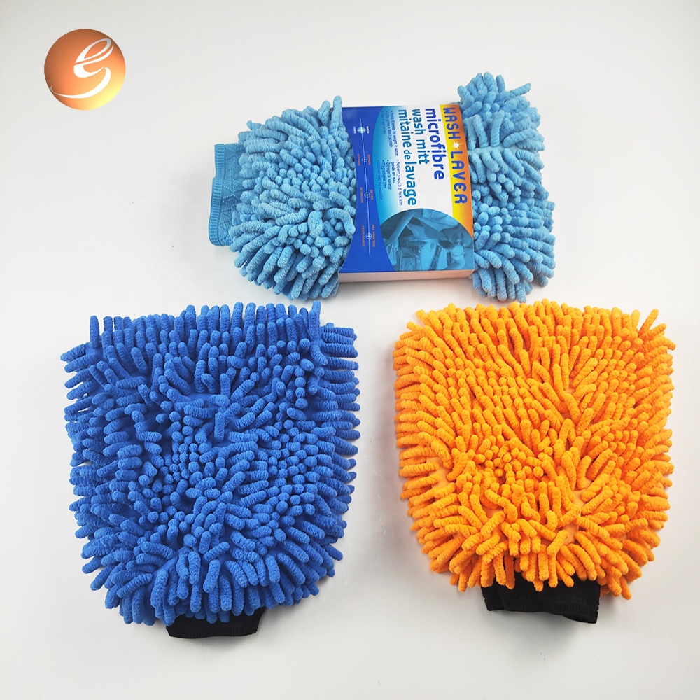 factory low price Lamby Fabric Car Wash Mitt - Useful Chenille Cleaning Gloves Car Wash Mitt – Eastsun