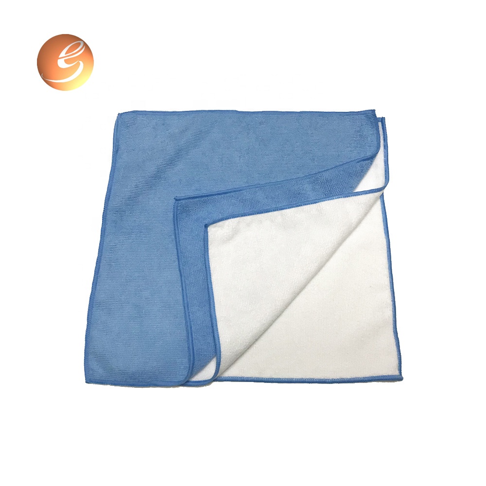 Top Quality Logo Design Microfiber Towel - USA market blue microfibre car clean washing cloth – Eastsun