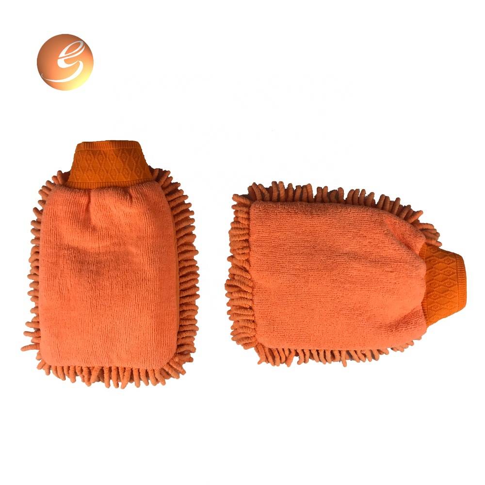 Premium Chenille Microfiber Car Care Cleaning Product Wash Gloves
