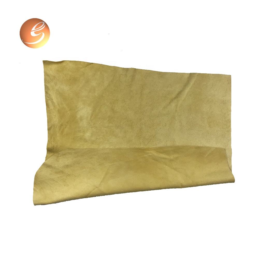 Good quality water absorption natural sheepskin chamois lens cleaning cloth