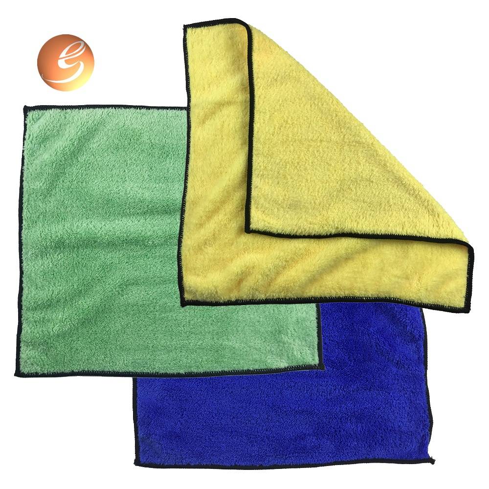 Microfiber non dust table bright color Cleaning Cloths Kitchen Towels Set