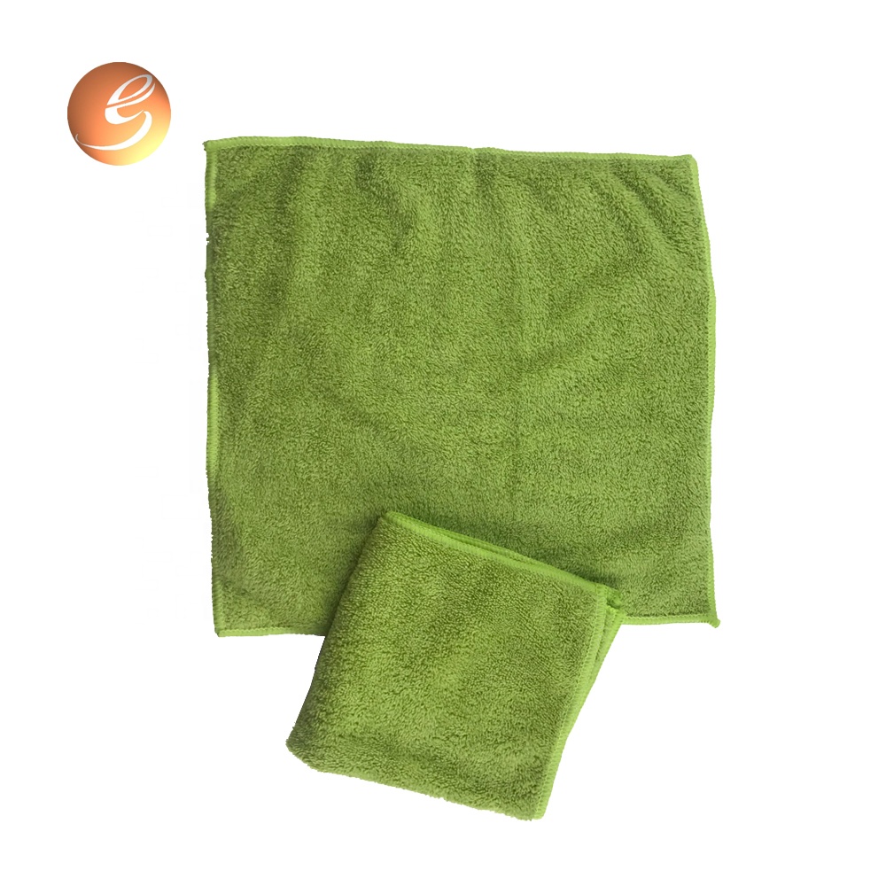 Wholesale Price New Design 100% Cotton Car Cleaning Cloth - Logo printing microfiber double-sided car cleaning wash towel – Eastsun