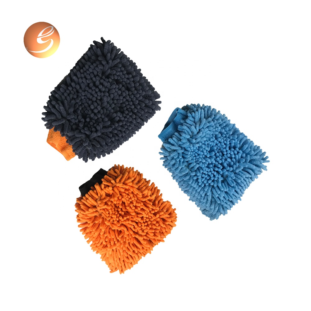 Hot Selling for 20*20cm Wool Car Wash Mitt - Good sale do not lose color car wash mitt microfiber glove – Eastsun