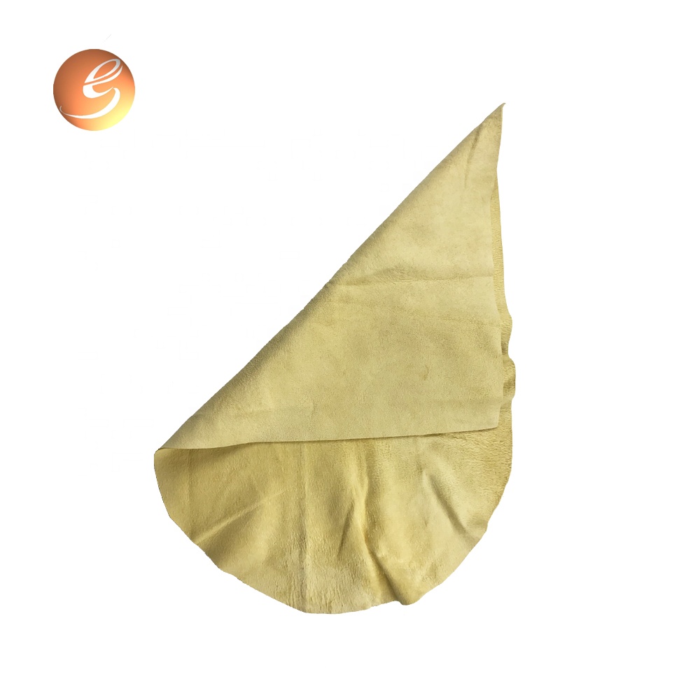 Professional portable tough genuine chamois leather in cleaning cloth