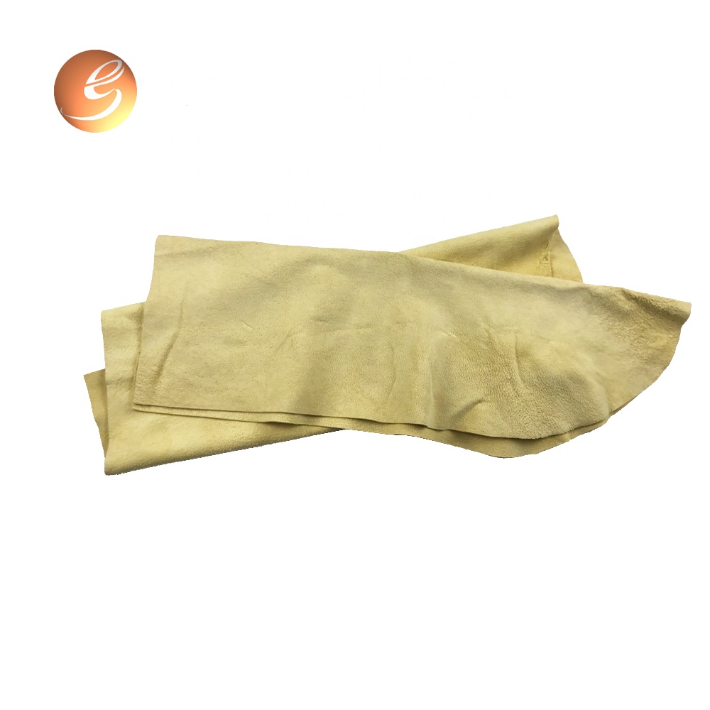 OEM/ODM Factory The Absorber Synthetic Drying Chamois - High quality lint free portable car interior clean natural chamois – Eastsun
