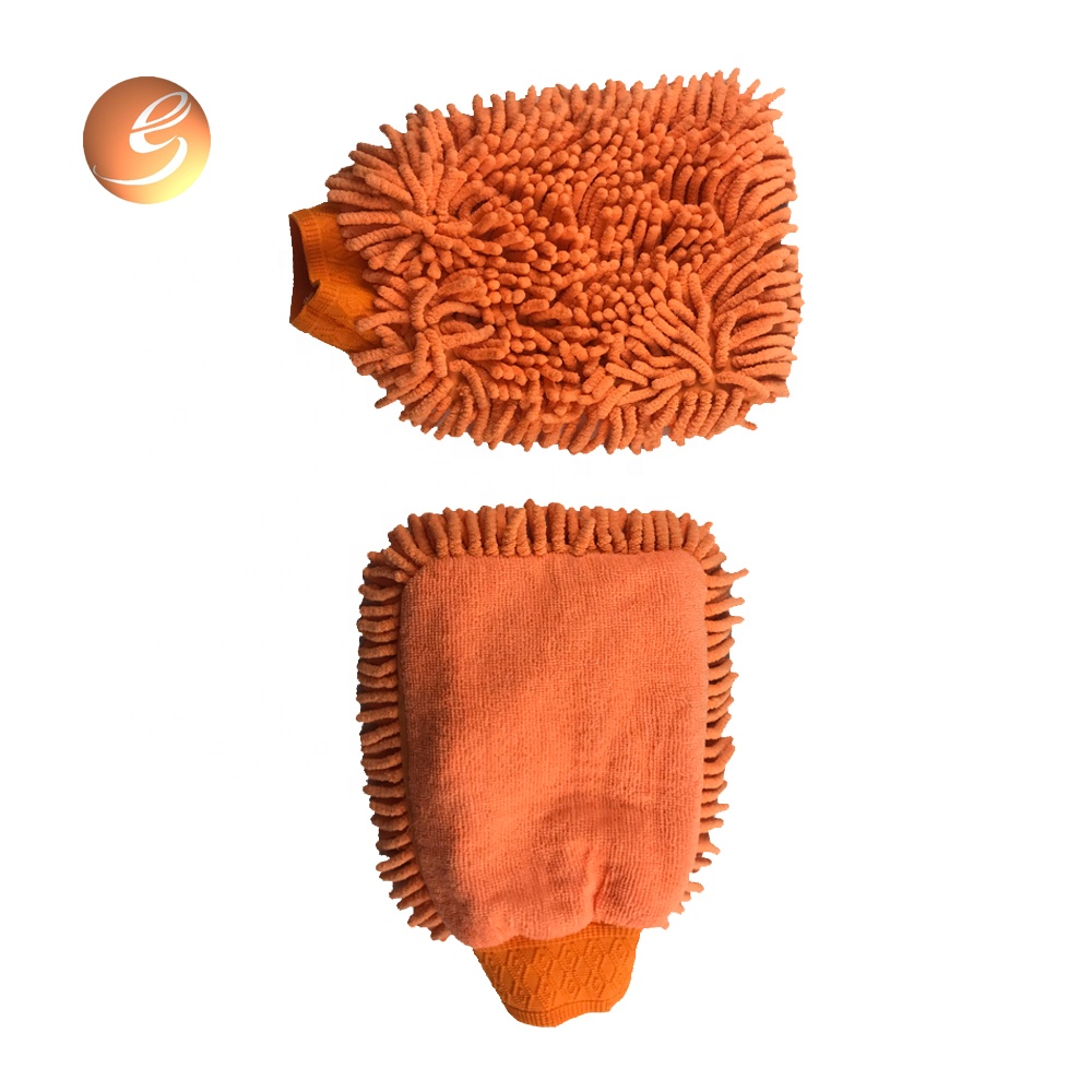 2019 Latest Design Wool Car Wash Mitt Pad - High quality cheille car cleaning gloves car washing gloves – Eastsun
