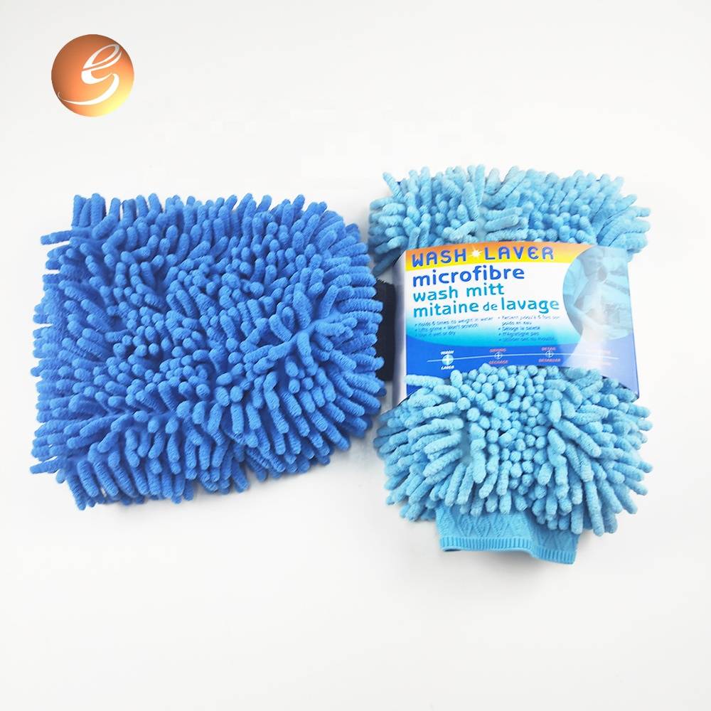 2019 High quality Microfibre Gloves Wash Polish Mitt - Customized Chenille Car Wash Clay Mitt Plush – Eastsun