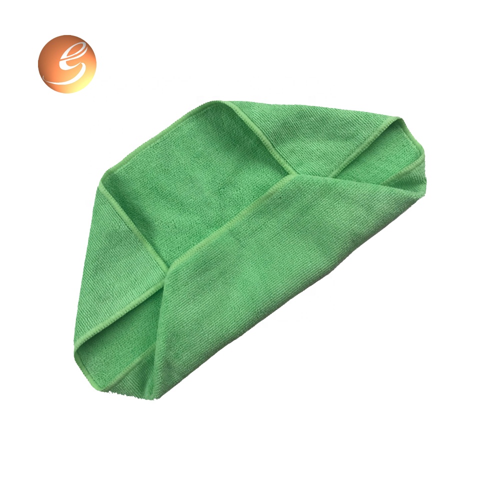 Multipurpose Home Cleaning Items Wholesale Green Microfiber Towels Cleaning Polish Cloth For Cars