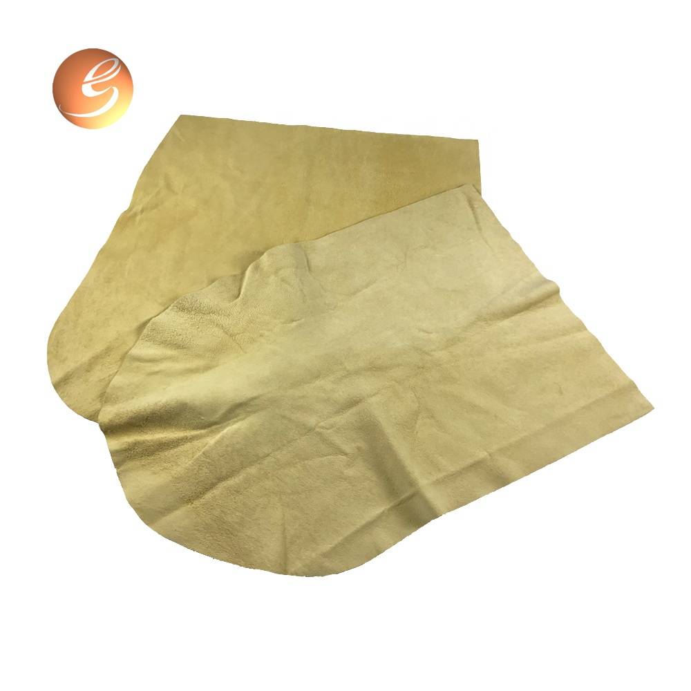 Reasonable price Synthetic Chamois Leather - Wholesale complete sheepskin customized size chamois glasses cloth – Eastsun