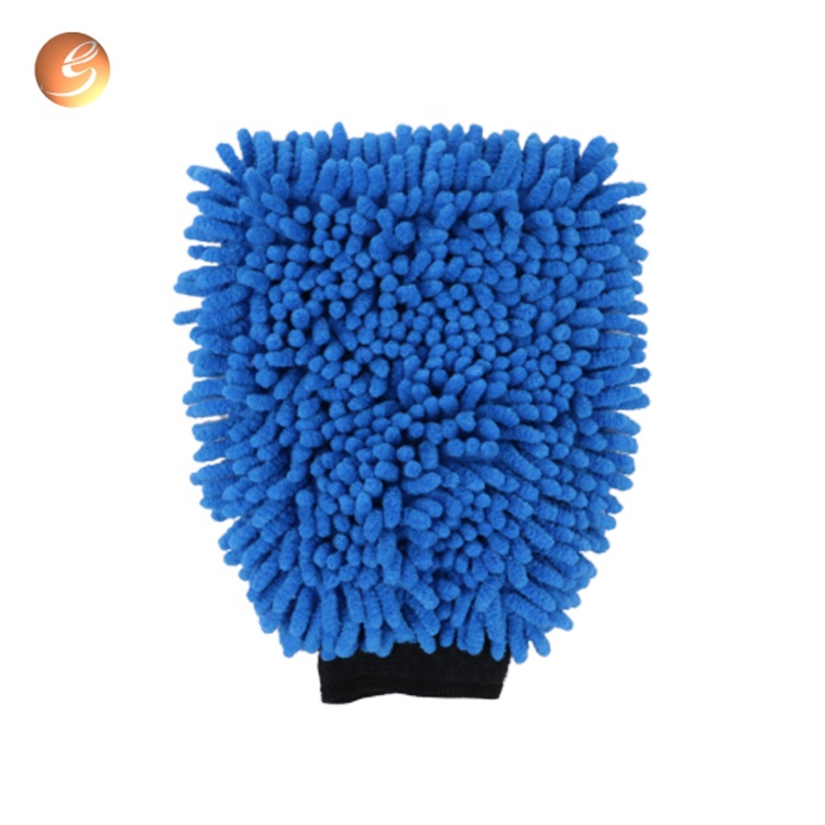 High Quality Custom Microfiber Chenille cleaning cloth car Cleaning wash Gloves