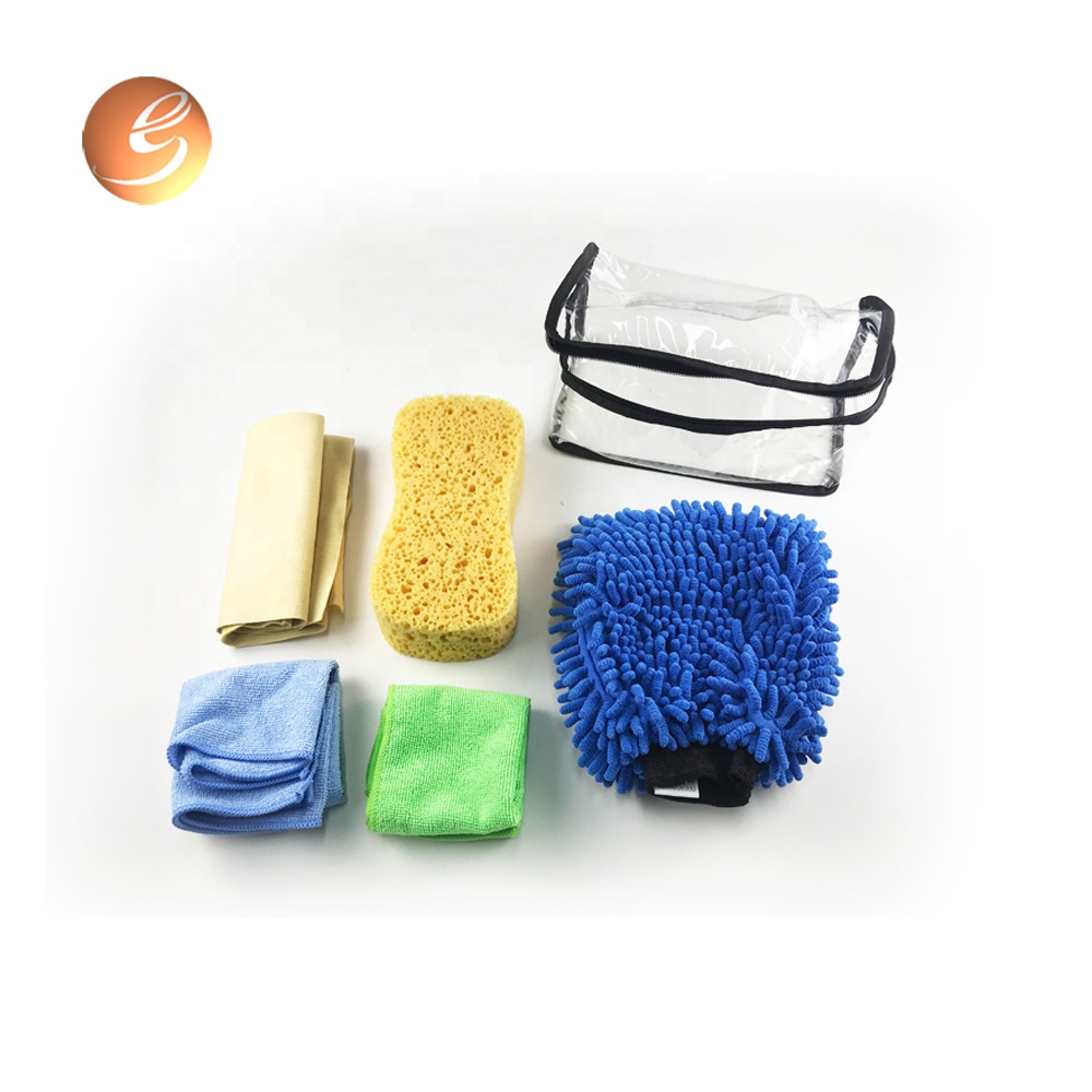 Home used 5pcs DIY car cleaning set microfiber car washing kit