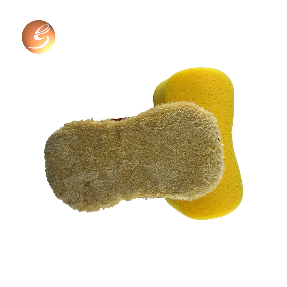 OEM/ODM Supplier Car Polish Sponge - Wholesale logo printed multi-purpose car care fast drying velour sponge – Eastsun