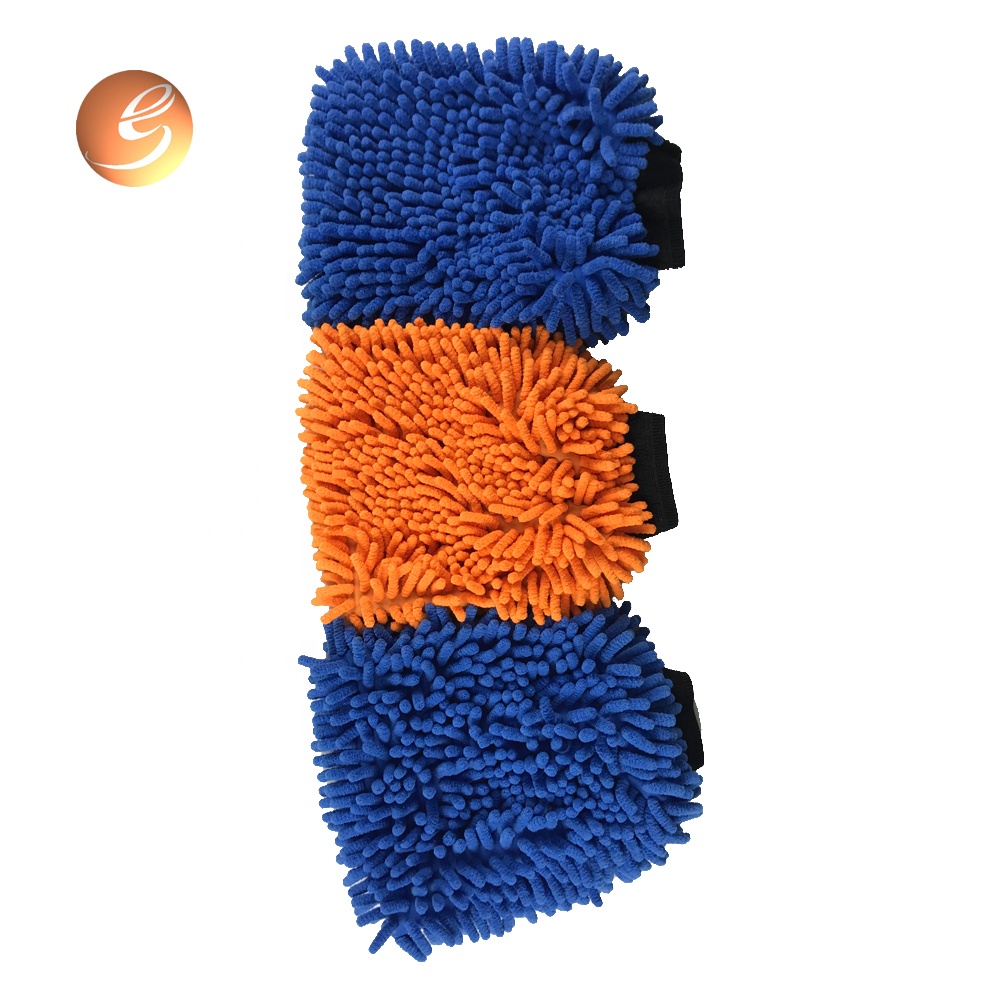 Factory direct sale microfiber super absorbent scratch-free wash mitt