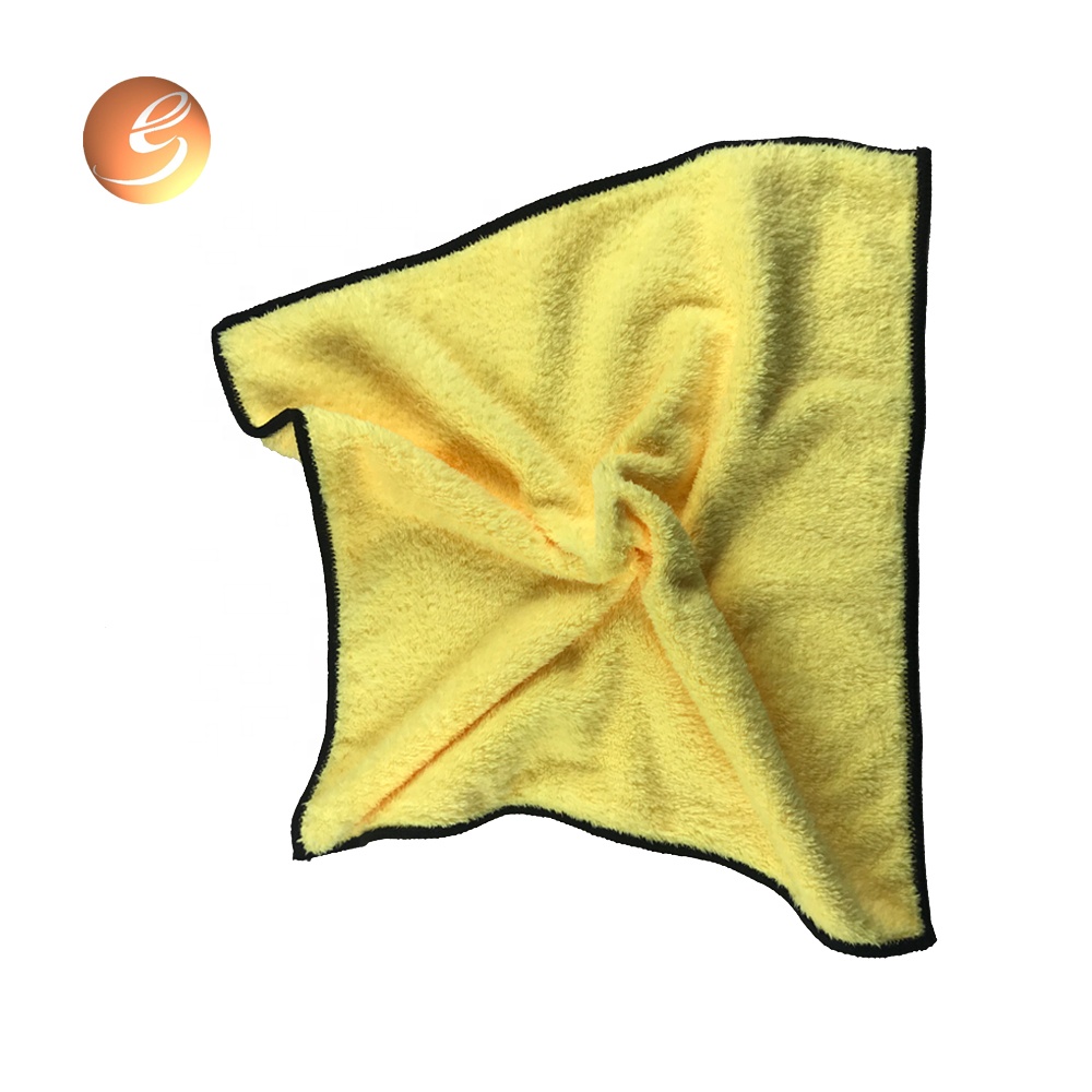 Towel microfiber travel set for window and car cleaning cloth