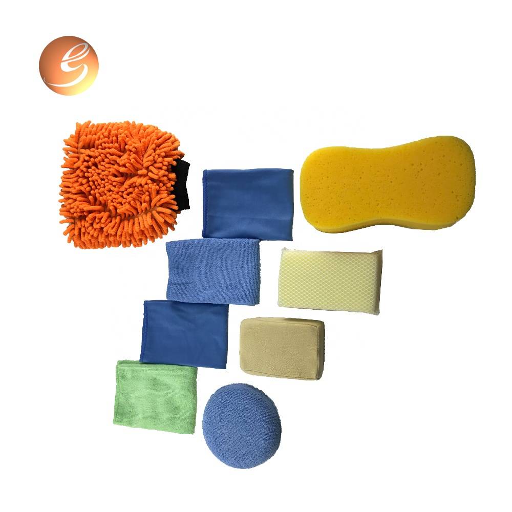 High Quality Car Wash Kit - High efficient multi function colorful microfiber cloth car wash set – Eastsun