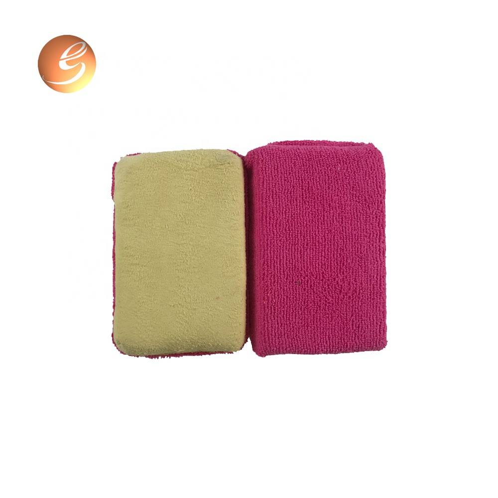 OEM/ODM China Tile Cleaning Sponge - Square sponge with chamois cleaning cloth Car polishing was cleaning foam sponge – Eastsun