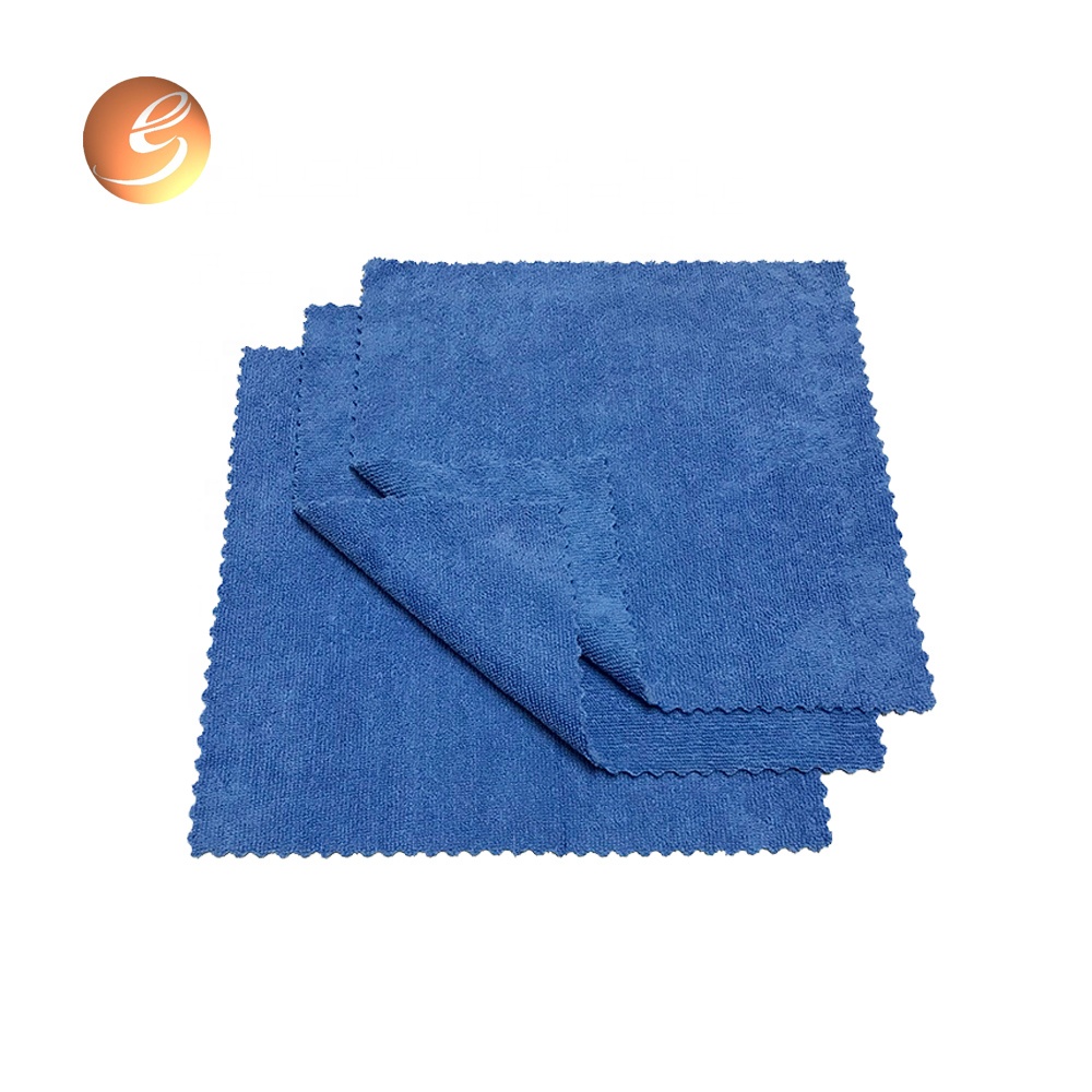 Edgeless ultrasonic cutting clean towel polyester microfiber cloth lint free