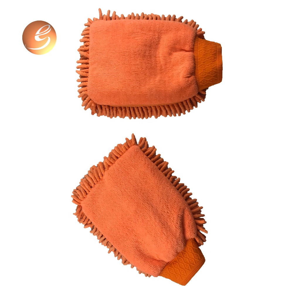 Car Used Chenille Microfiber Premium Scratch-Free Car Wash Mitt Cleaning Gloves
