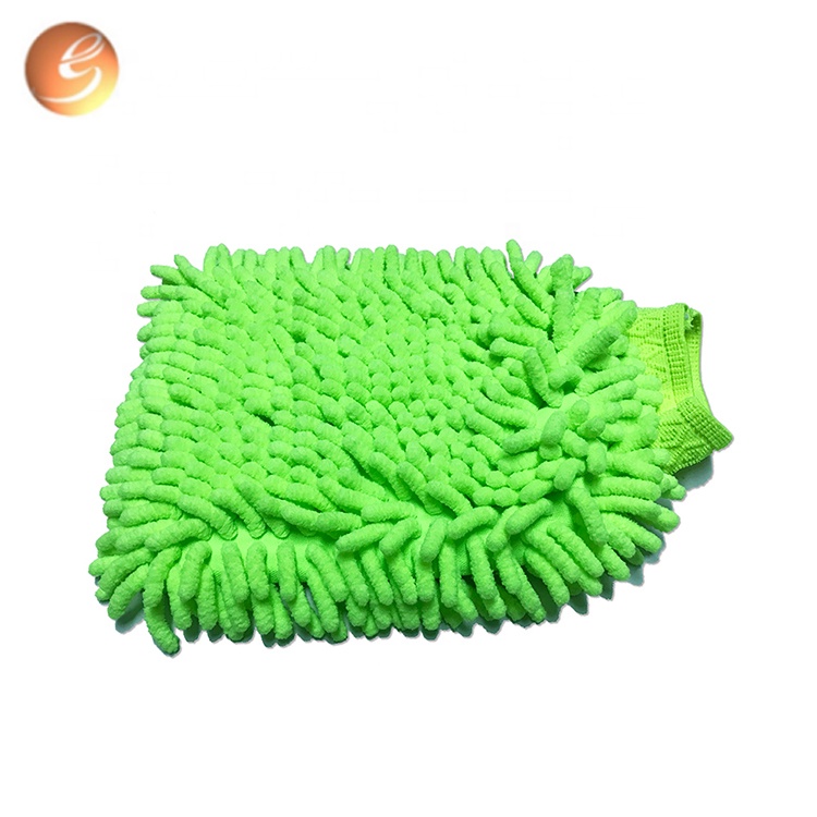Cheapest Price Sheepskin Car Detailing Cleaning - Double Sides Chenille Car Cleaning Gloves microfiber gloves – Eastsun