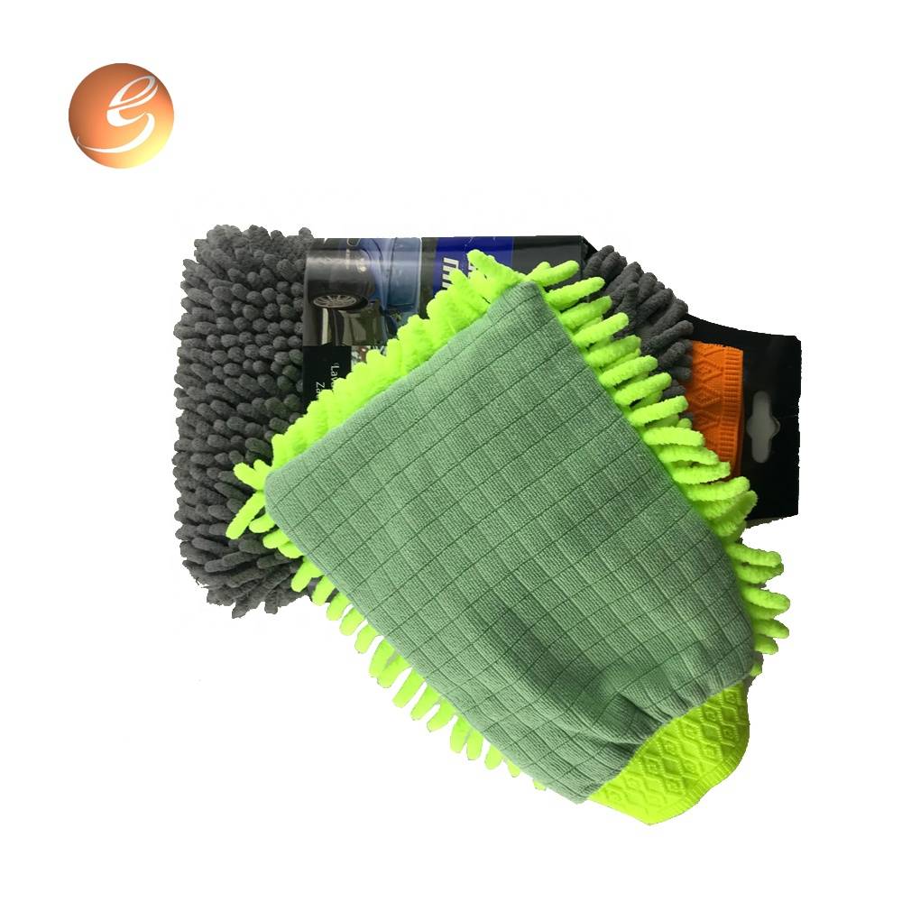 Household cleaning cloth mitt car washer detailing mitts dusting magic glove microfiber chenille washing gloves