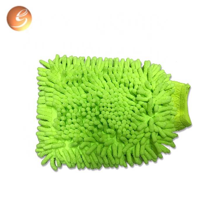 OEM/ODM Supplier 2 In 1 Chenille Microfiber Car Wash Mop Mitt - Wholesale Top Quality Double Sides Chenille Car wash microfiber gloves – Eastsun