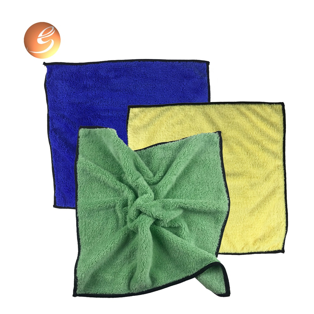 Microfiber cloth set 3 pieces for house microfiber cleaning cloth