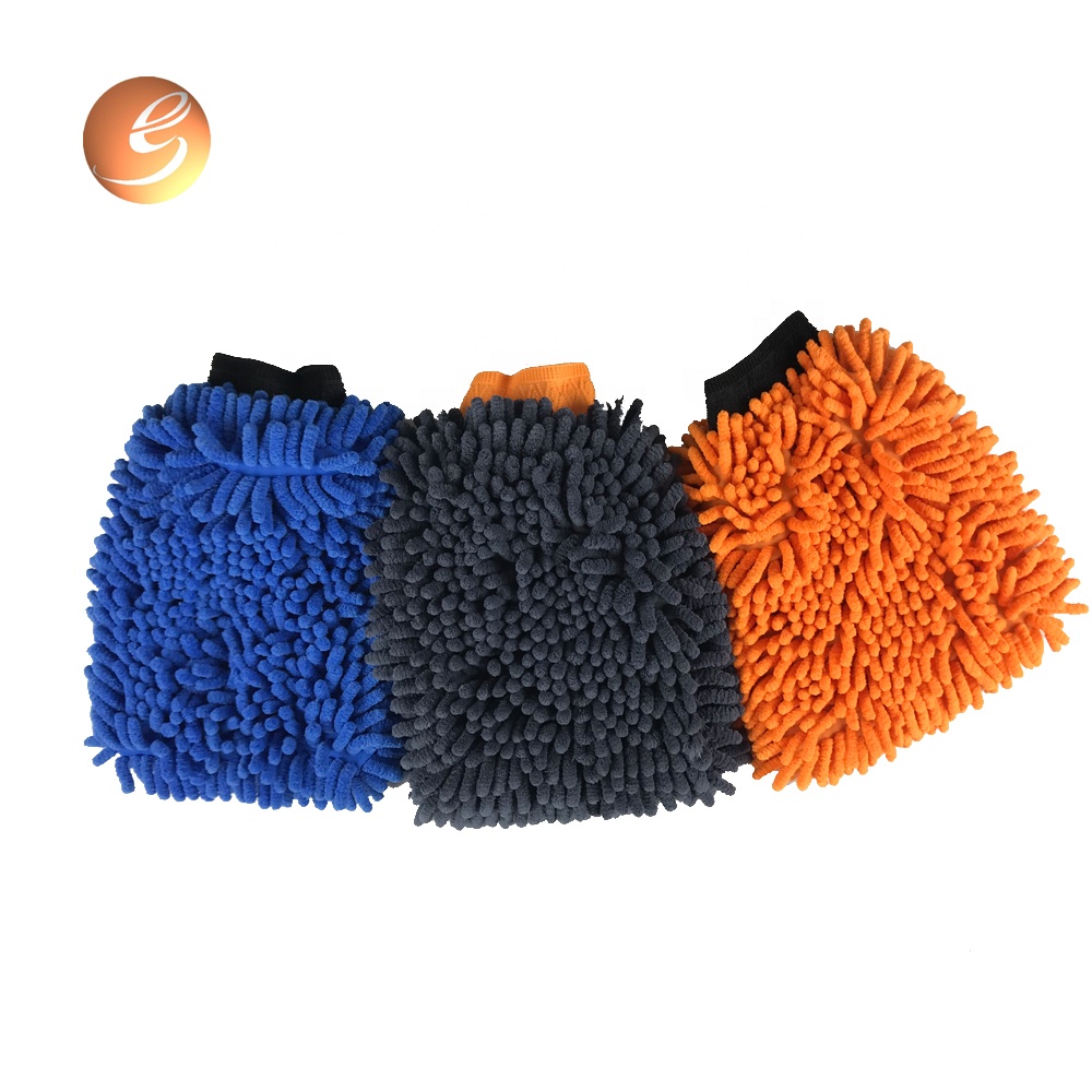 Manufactur standard Car Wash Mitt Plush - Wholesale car care cleaning soft double face synthetic dusting polish glove – Eastsun