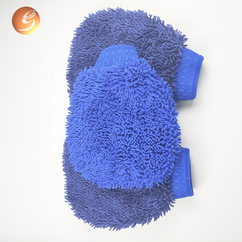 Factory best selling Cleaning Mitt - Hot Sale Blue Automobile Wash Chenille Dusting Mitts Supply – Eastsun
