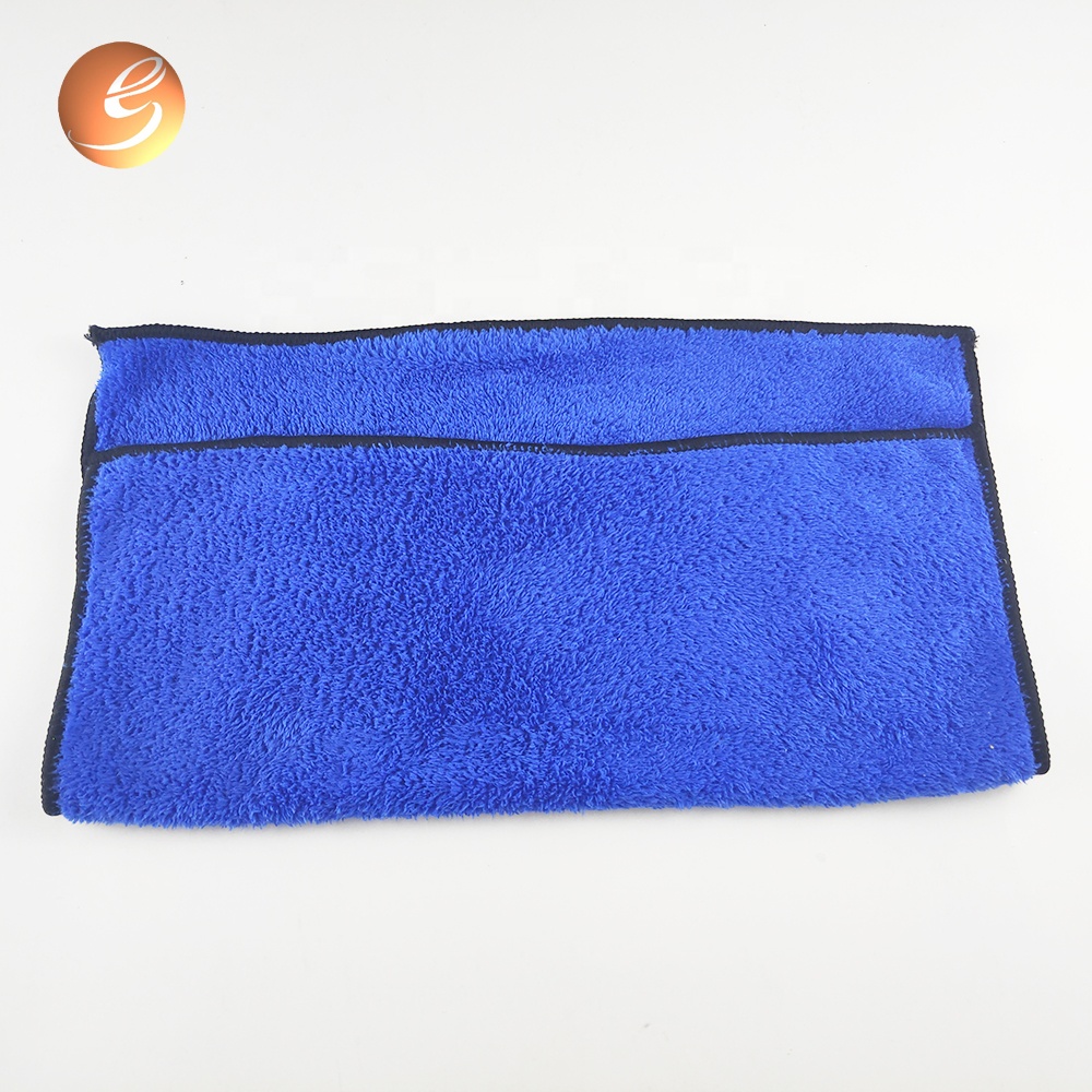 High Performance Microfiber Cleaning Cloth Car Wash - Cheap Household Microfiber Cleaning Scrub Cloth Blue – Eastsun