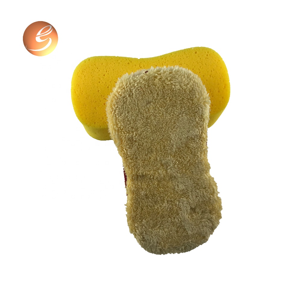 Lowest Price for Microfiber Car Washing Sponge - Hot sale top quality suede microfiber double velour bone sponge for car – Eastsun