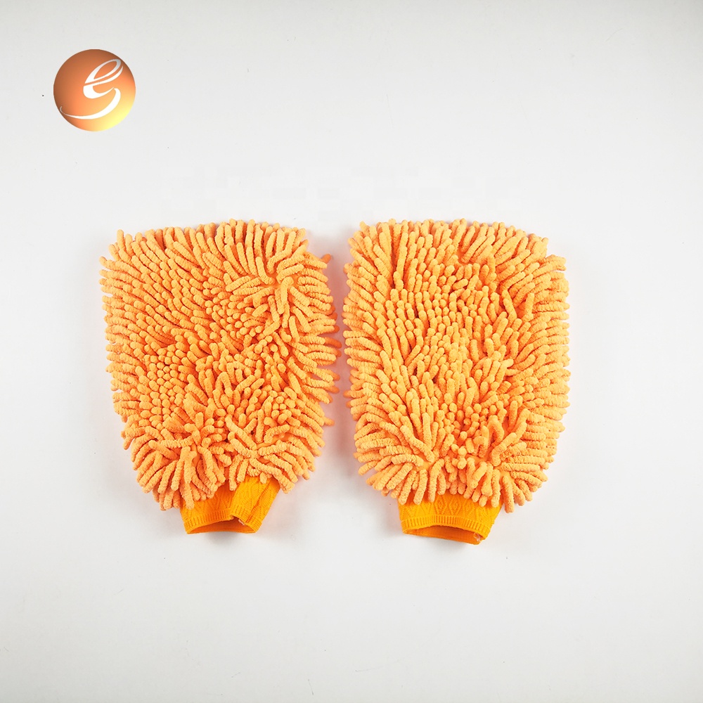 Chenille Microfibre Car Wash Mitt Glass Cleaning Gloves